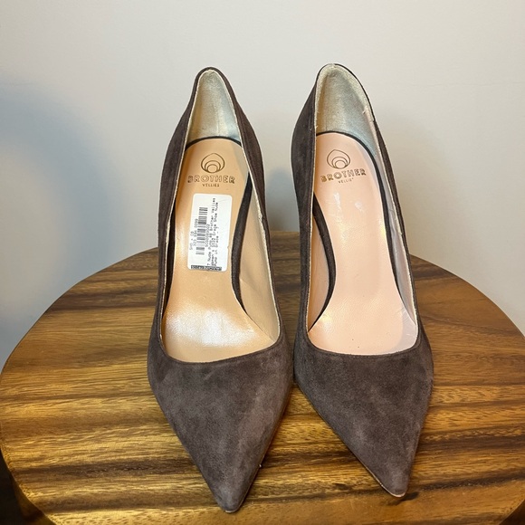 BROTHER VELLIES SUEDE NUDE PUMP IN LIGHT BROWN SIZE 7 - Picture 7 of 8
